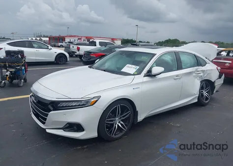 2022 Honda Accord Hybrid Touring from USA, damaged, VIN 1HGCV3F95NA013691